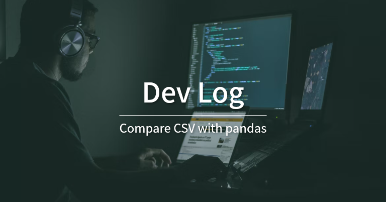 Pandas 를 이용한 CSV 파일 비교